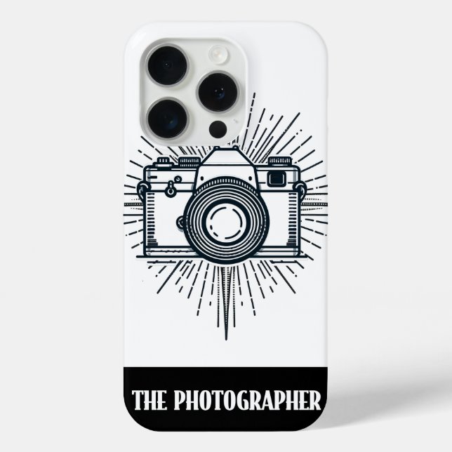 Coques Case-Mate iPhone Le Photographe Minimal Tarot Style Photographie (Verso)