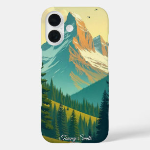 Coque Pour iPhone 16 Le pic de montagne Majestic