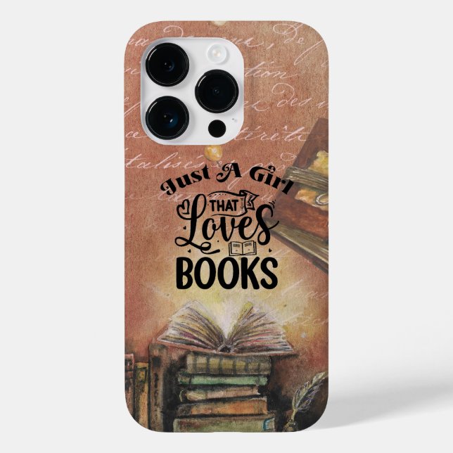 Coques Case-Mate iPhone Le plaisir de l'amoureux du livre (Verso)