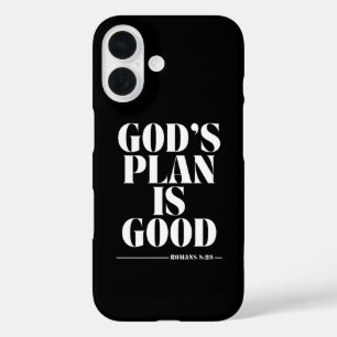 Coque Pour iPhone 16 Le plan de Dieu est bon - Romains 8:28