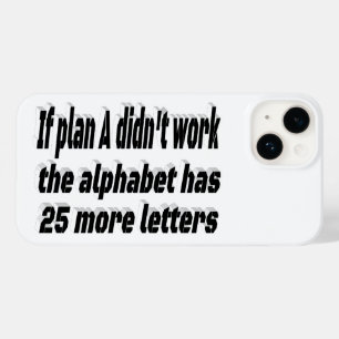 Coque Case-Mate iPhone Le Plan N'A Pas Fonctionné Citation Motivationnell