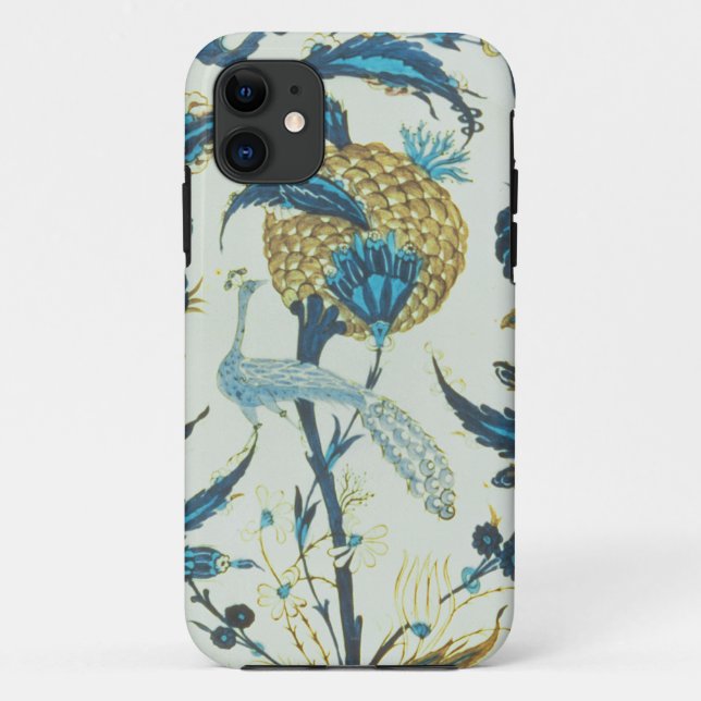 Coques Case-Mate iPhone Le plat d'Iznik peint avec un paon était perché (Dos)