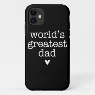 Coque iPhone 11 Le plus grand papa du monde avec le cas de