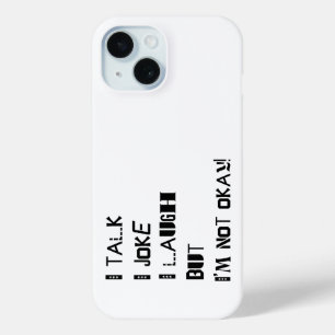 Coque Case-Mate iPhone Le poids du rire - Sensibilisation à la santé ment