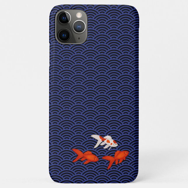 Coques Case-Mate iPhone Le poisson rouge fantastique sur la vague de Seiga (Dos)
