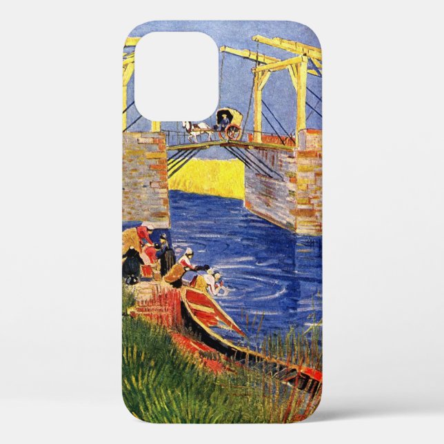 Coques Case-Mate iPhone Le pont Langlois à Arles par Vincent van Gogh (Verso)