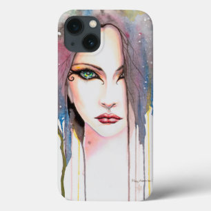 Coques Pour iPhone Le portrait d'art moderne aquarelle psychique