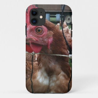 Coque iPhone 11 Le poulet vous observe