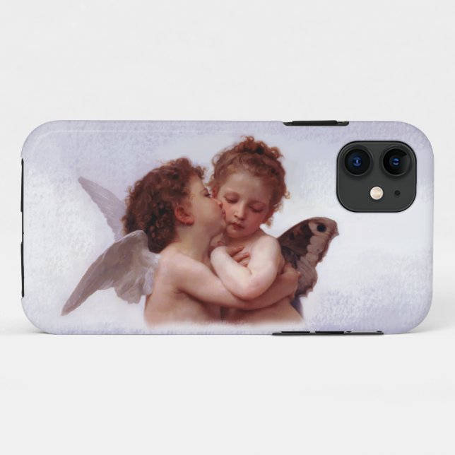 Coques Case-Mate iPhone Le premier baiser de William Bouguereau (Dos (Horizontal))