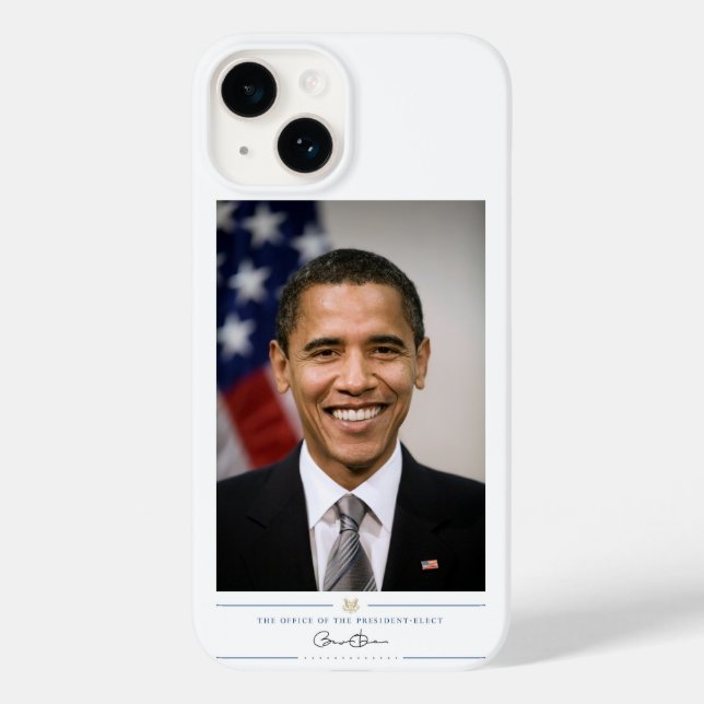 Coques Case-Mate iPhone Le président américain élu Barack Obama (Verso)
