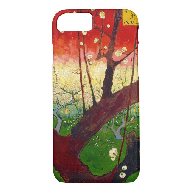 Coques Case-Mate iPhone Le prunier florissant Van Gogh après Hiroshige (Dos)