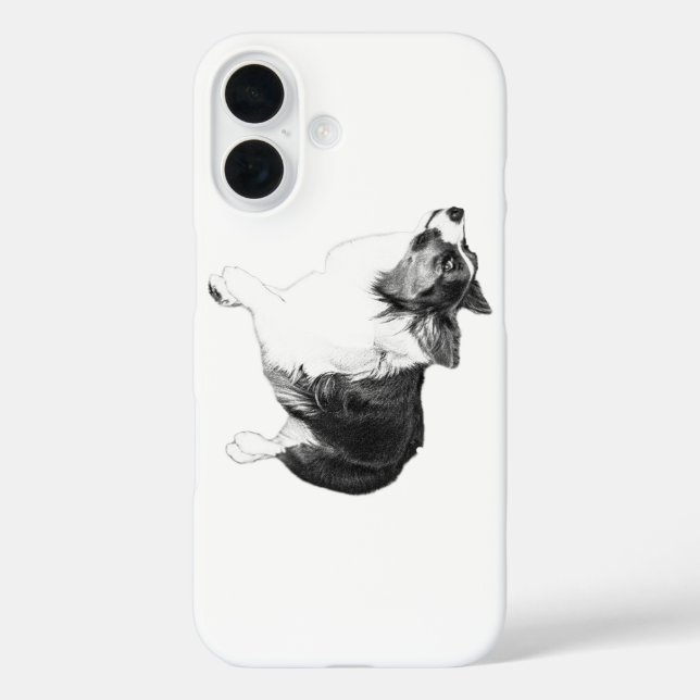 Coques Case-Mate iPhone Le regard de chien en automne (Verso)