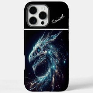 Coque iPhone 16 Pro Max Le regard du dragon cosmique