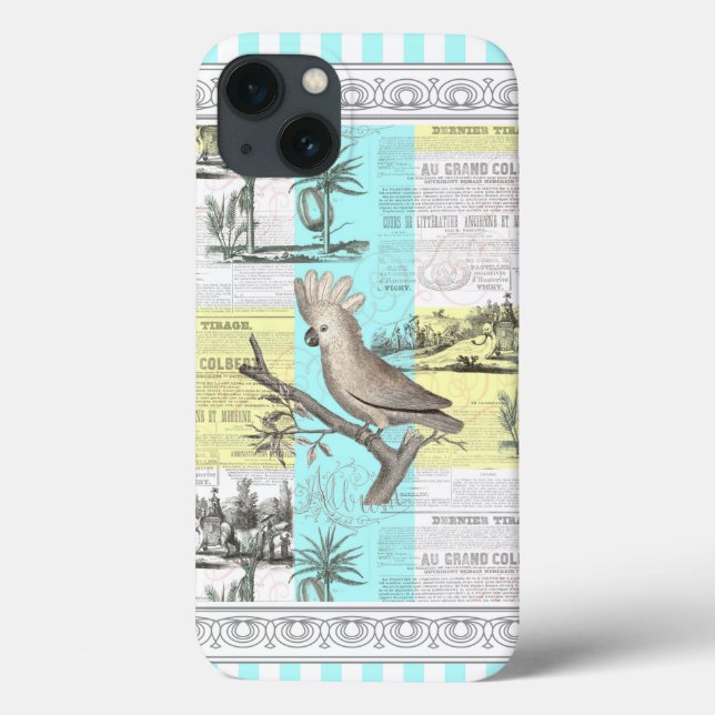 Coques Case-Mate iPhone Le rêve colonial de Paris Cockatoo (Verso)