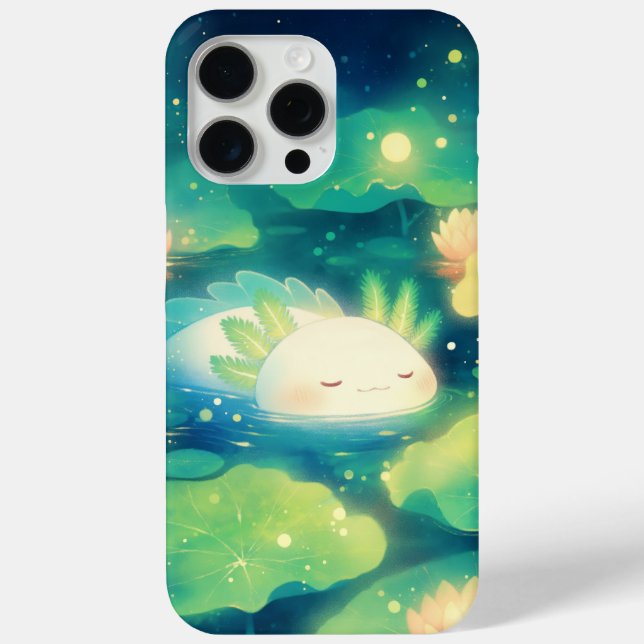 Coques Case-Mate iPhone Le Rêve Floral de l'Axolotl (Verso)