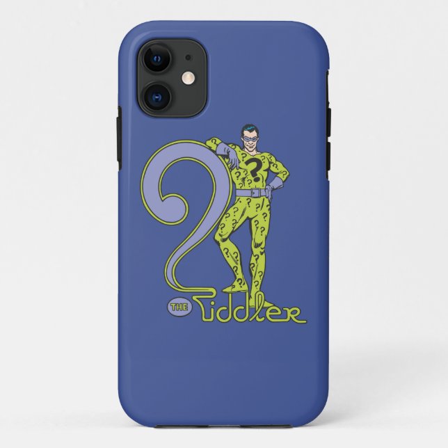 Coques Case-Mate iPhone Le Riddler & Logo Green (Dos)