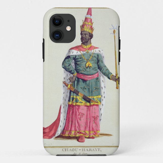 Coques Case-Mate iPhone Le Roi Chau-Haraye du Siam de 'DES Estampe de (Dos)