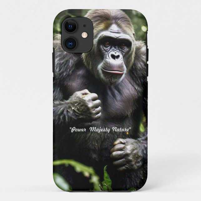 Coques Case-Mate iPhone "Le roi de la forêt déchaîné" (Dos)