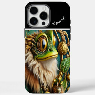 Coque iPhone 16 Pro Max Le roi des grenouilles vertes
