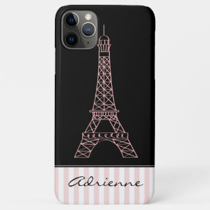 Coque Case-Mate Pour iPhone Le rose barre Tour Eiffel