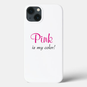 Case-Mate iPhone Case Le rose est ma couleur Citation mignonne et girly