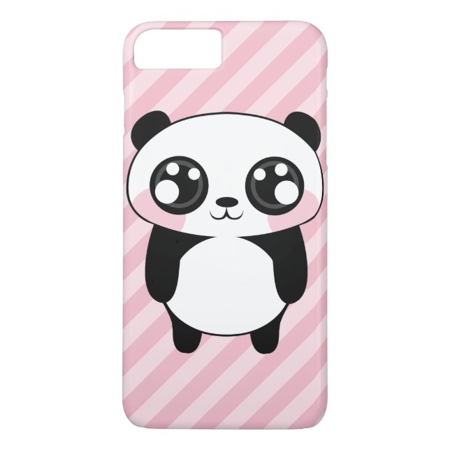 Coques Case-Mate iPhone Le rose mignon d'ours panda barre l'arrière - plan (Dos)