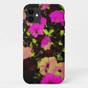 Coque iPhone 11 Le rose vintage fleurit la caisse de l'iPhone 5/5s