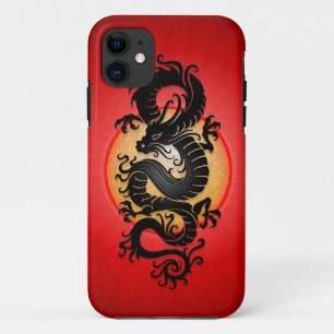 Coques Pour iPhone Le rouge a éclaté le dragon chinois