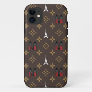 Coques Pour iPhone Le rouge base le monogramme des talons BT de