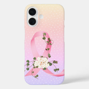 Coque Pour iPhone 16 Le ruban rose avec lierre