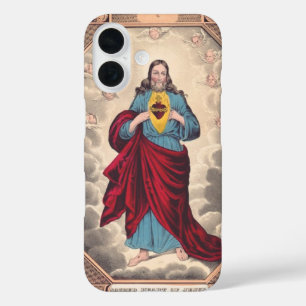 Coque Pour iPhone 16 Le Sacré-Cœur de Jésus
