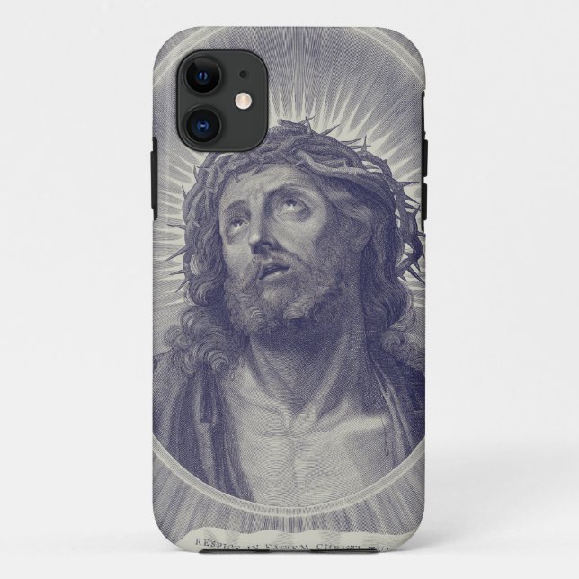 Coques Case-Mate iPhone Le Saint Visage de Jésus avec Couronne d'Épines Ar (Dos)