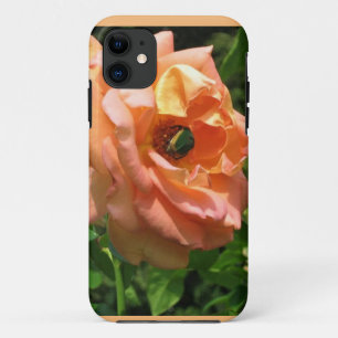 Case-Mate iPhone Case Le scarabée sur un Rose