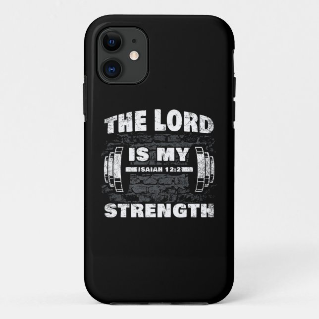 Coques Case-Mate iPhone Le Seigneur est Ma Force Ésaïe 12:2 Chrétien (Dos)