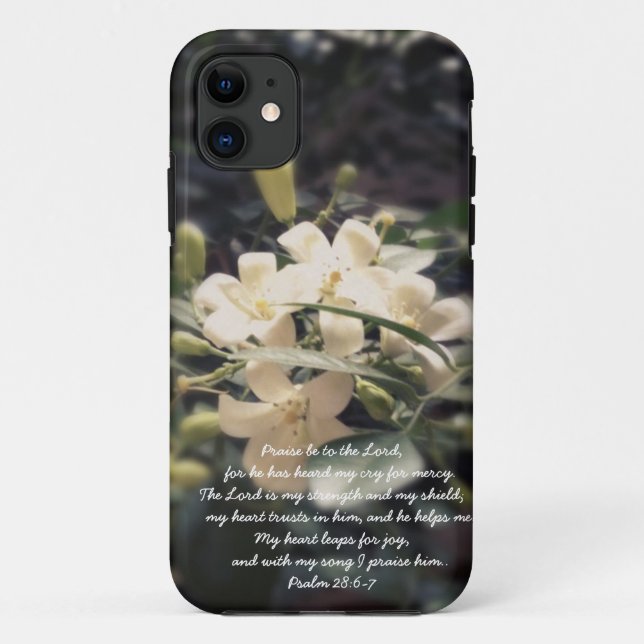 Coques Case-Mate iPhone Le seigneur est ma force et bouclier - iPhone de (Dos)