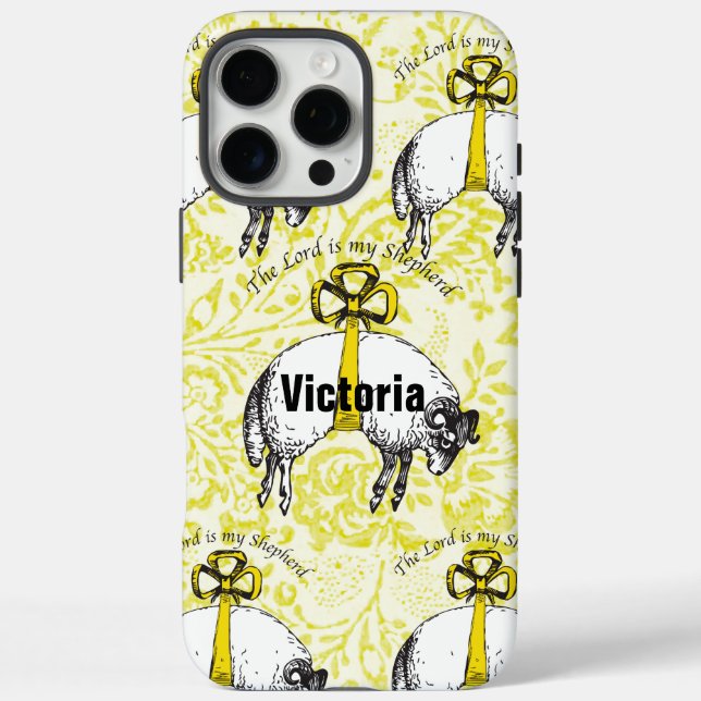 Coques Case-Mate iPhone Le Seigneur est mon berger Psaume 23 personnalisé (Verso)