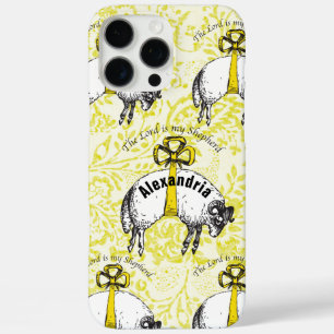 Coque iPhone 16 Pro Max Le Seigneur est mon berger Psaume 23 personnalisé