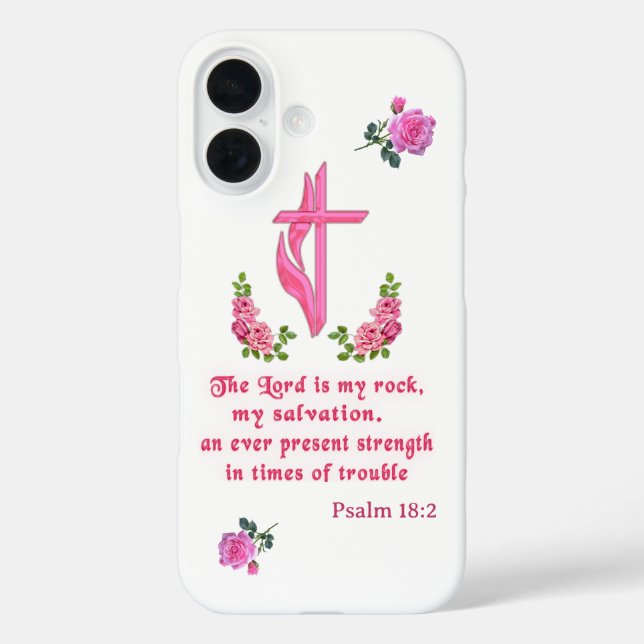 Coques Case-Mate iPhone Le Seigneur est mon rocher (Verso)