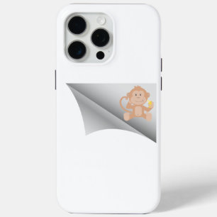 Coque Case-Mate iPhone le singe mange de la banane sous le patch