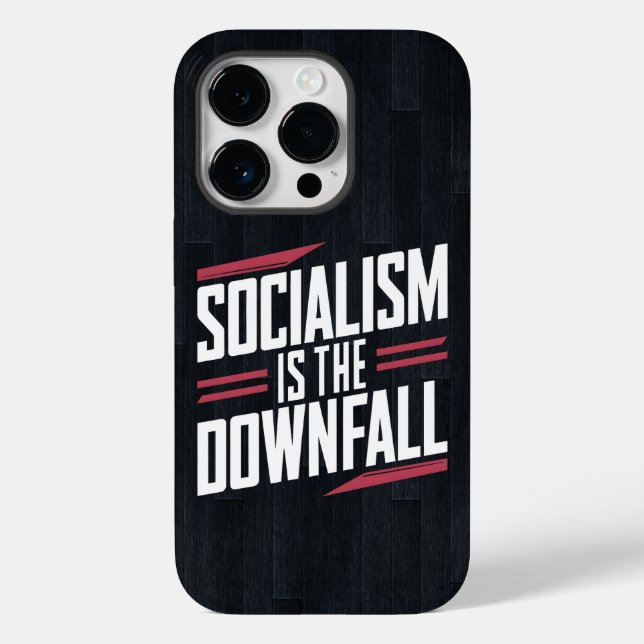 Coques Case-Mate iPhone Le socialisme est la chute et le capitalisme est l (Verso)