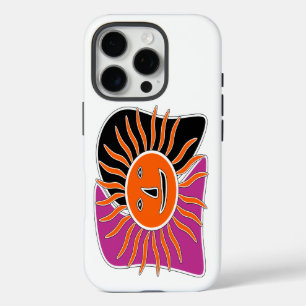 Coque iPhone 16 Pro Le soleil souriant Coque-coque iphone Mate