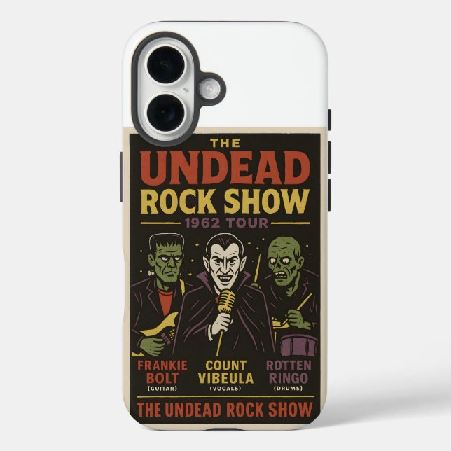 Coques Case-Mate iPhone Le spectacle de rock des morts-vivants, drôle grou (Verso)