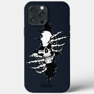 Case-Mate iPhone Case Le squelette de mort UGLYE® passe par le Coque-Mat
