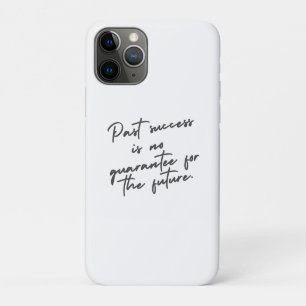 Case-Mate iPhone Case Le succès passé n'est aucune garantie citation