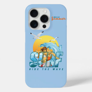 Coque Case-Mate iPhone Le surfeur monte la vague   (M)
