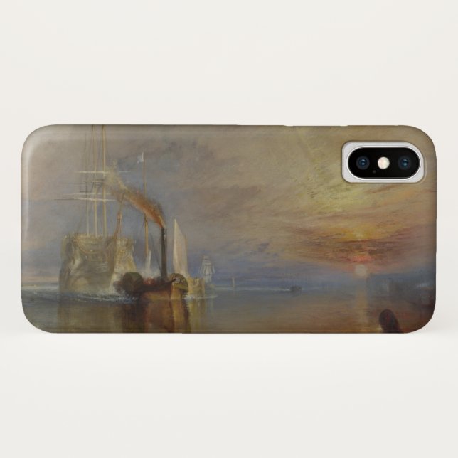 Coques Case-Mate iPhone Le Temeraire de combat (Dos (Horizontal))
