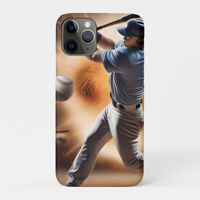 Coques Case-Mate iPhone Le terrain de baseball Thunder, (Dos)