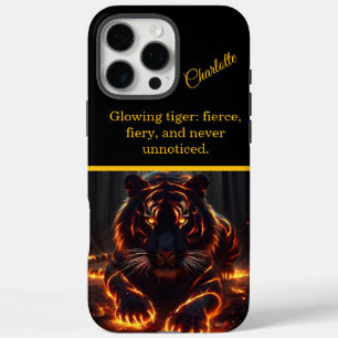 Coque iPhone 16 Pro Max Le tigre brille dans l'ombre
