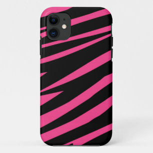 Coques Pour iPhone Le tigre de zèbre barre le motif chic girly de