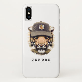 Case-Mate iPhone Case Le tigre surfant | ajoutent votre nom